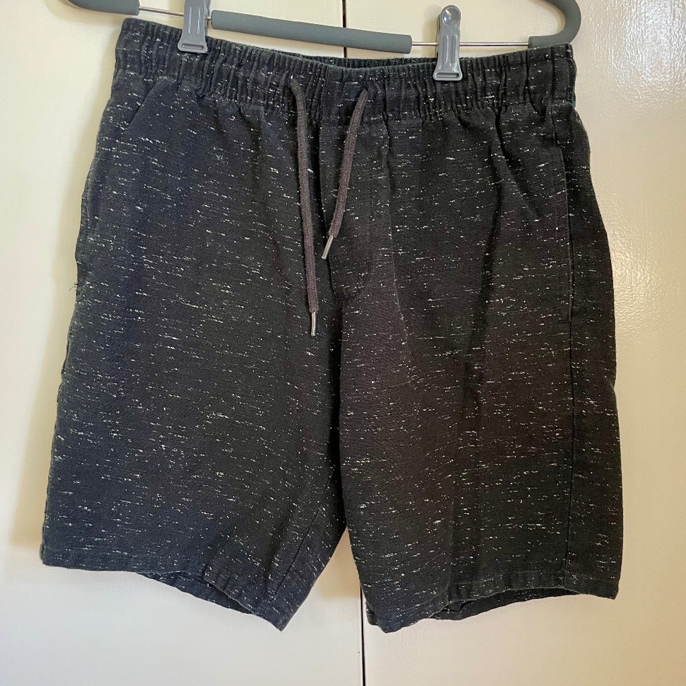 Obey | Casual Cotton Blend Speckled Black Shorts | S